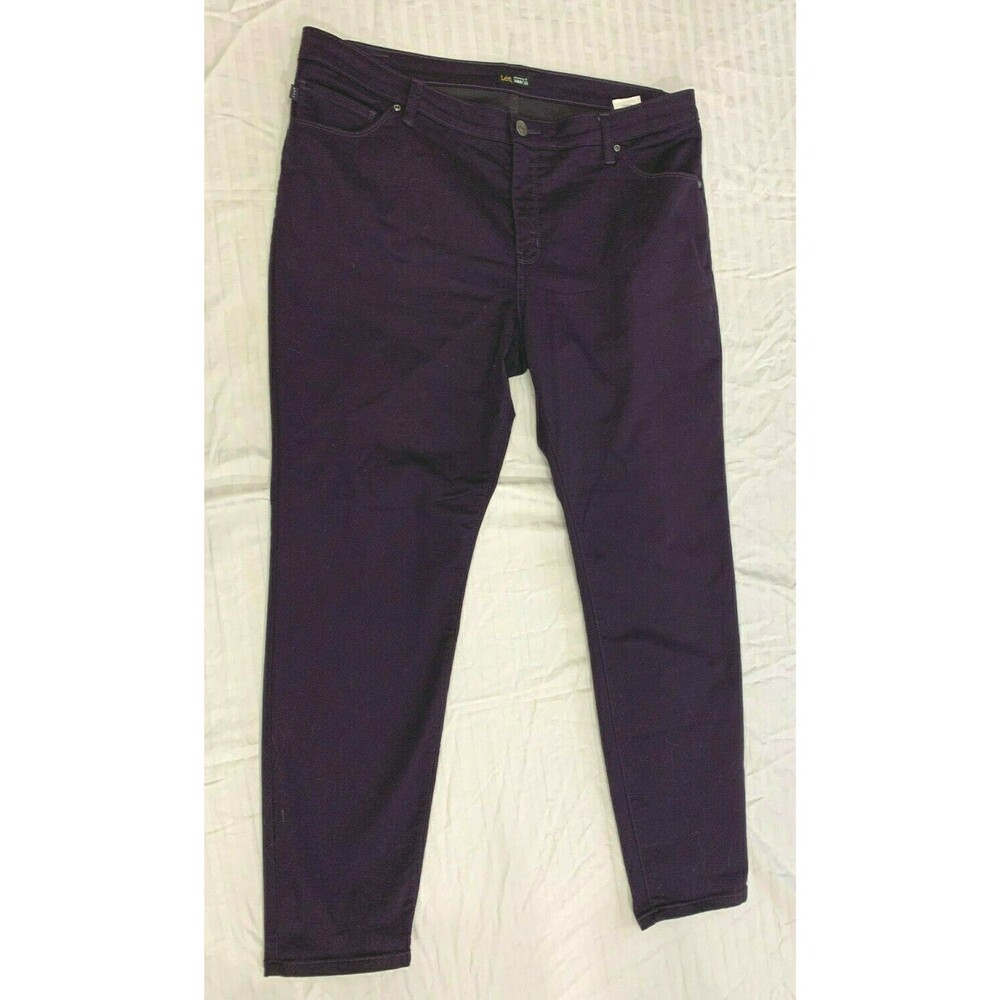 LEE WOMENS SLIMMING FIT SKINNY LEG JEANS SIZE 18W